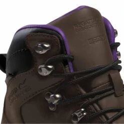 Regatta Soldes Boutique -Regatta Soldes Boutique bottines de marche tebay femme marron violet 1