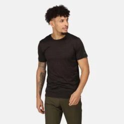 Regatta Fingal Edition Homme Fitness T-Shirt - Noir -Regatta Soldes Boutique fingal edition homme fitness t shirt noir 4