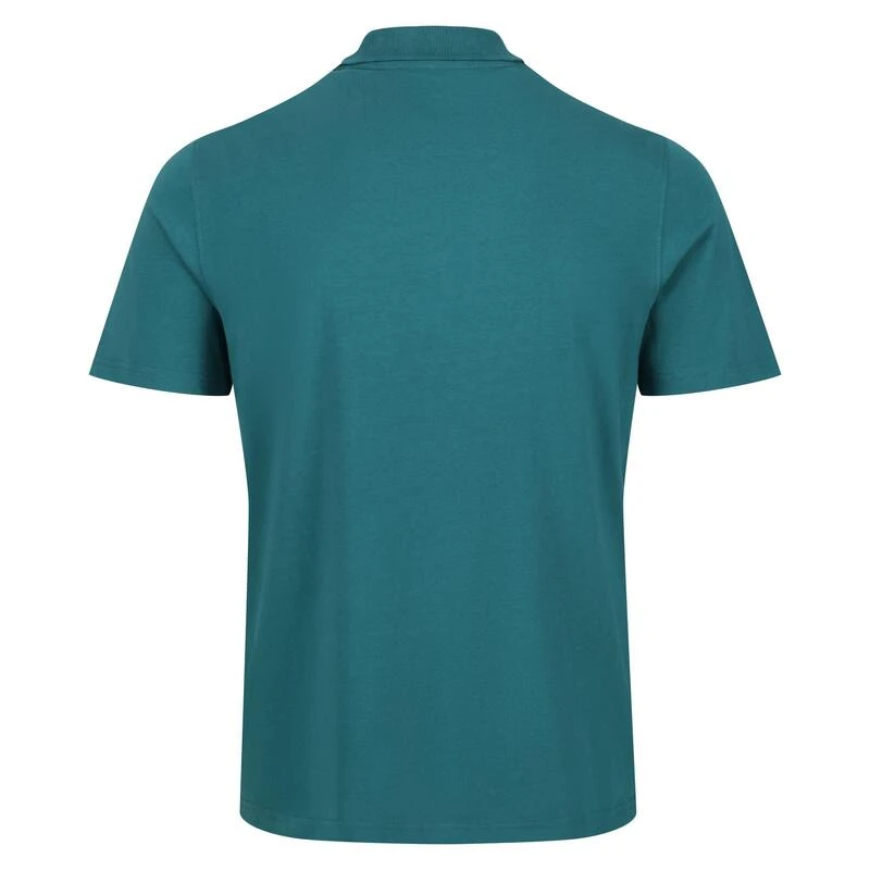 Regatta Polo Manches Courtes SINTON Homme (Turquoise Foncé) 3 Regatta Polo Manches Courtes SINTON Homme (Turquoise Foncé) – Image 2