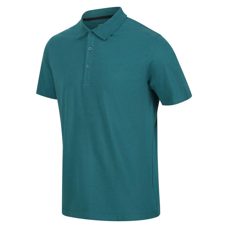 Regatta Polo Manches Courtes SINTON Homme (Turquoise Foncé) 5 Regatta Polo Manches Courtes SINTON Homme (Turquoise Foncé) – Image 4