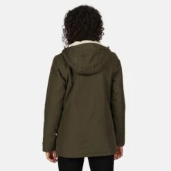 Regatta Veste Imperméable BERGONIA Femme (Kaki Foncé) -Regatta Soldes Boutique veste impermeable bergonia femme kaki fonce 2