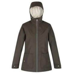 Regatta Veste Imperméable BERGONIA Femme (Kaki Foncé)