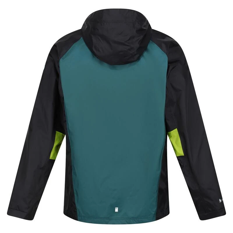 Regatta Veste Imperméable DRESFORD Homme (Noir / Sarcelle) 4 Regatta Veste Imperméable DRESFORD Homme (Noir / Sarcelle) – Image 2