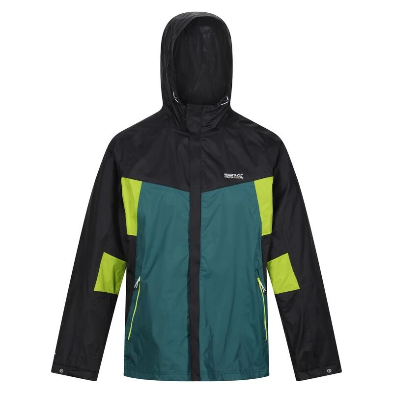 Regatta Veste Imperméable DRESFORD Homme (Noir / Sarcelle) 3 Regatta Veste Imperméable DRESFORD Homme (Noir / Sarcelle)