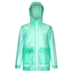 Regatta Veste Imperméable HALLOW Enfant (Turquoise Pâle)