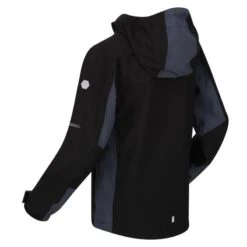 Regatta Veste Imperméable HIGHTON Enfant (Noir / Gris Sombre) 9 Regatta Veste Imperméable HIGHTON Enfant (Noir / Gris Sombre) -Regatta Soldes Boutique veste impermeable highton enfant noir gris sombre 2