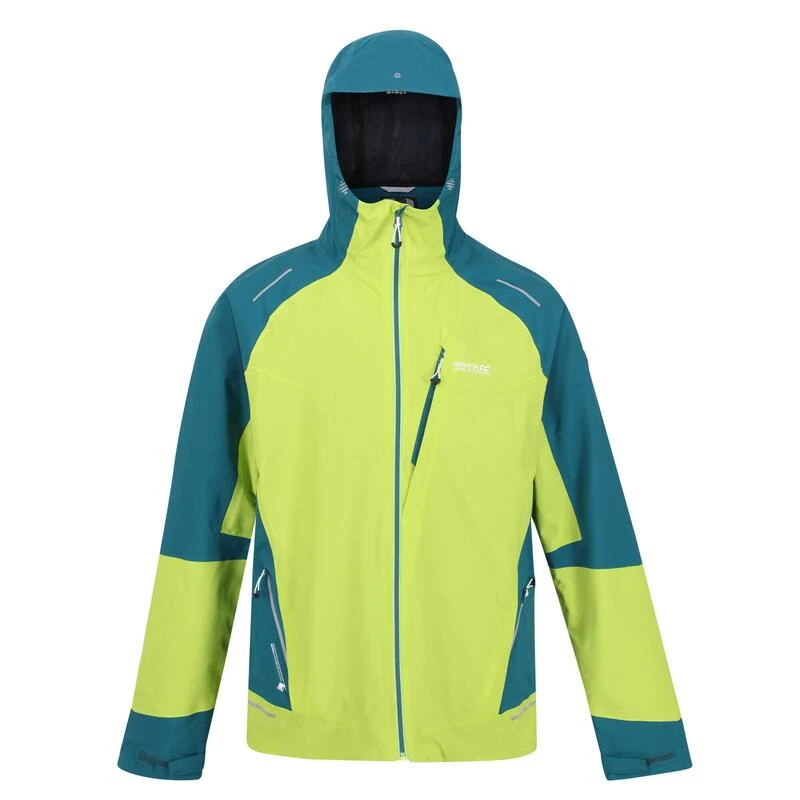 Regatta Veste Imperméable HIGHTON PRO Homme (Vert Kaki Clair / Bleu Sarcelle) 3 Regatta Veste Imperméable HIGHTON PRO Homme (Vert Kaki Clair / Bleu Sarcelle)