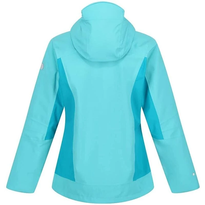 Regatta Veste Imperméable HIGHTON STRETCH Femme (Turquoise Vif / Bleu Turquoise) 4 Regatta Veste Imperméable HIGHTON STRETCH Femme (Turquoise Vif / Bleu Turquoise) – Image 2