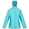 Regatta Veste Imperméable HIGHTON STRETCH Femme (Turquoise Vif / Bleu Turquoise) 1 Regatta Veste Imperméable HIGHTON STRETCH Femme (Turquoise Vif / Bleu Turquoise) -Regatta Soldes Boutique veste impermeable highton stretch femme turquoise vif bleu turquoise