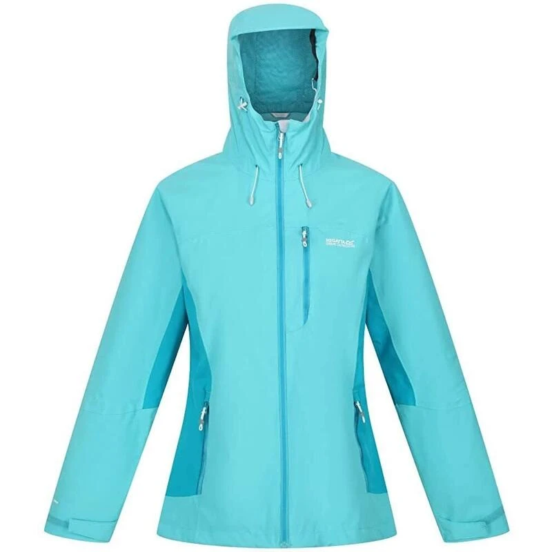 Regatta Veste Imperméable HIGHTON STRETCH Femme (Turquoise Vif / Bleu Turquoise) 3 Regatta Veste Imperméable HIGHTON STRETCH Femme (Turquoise Vif / Bleu Turquoise)