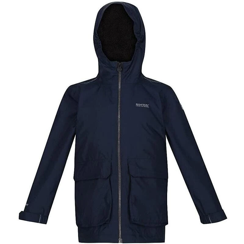Regatta Veste Imperméable SALMAN Enfant (Bleu Marine) 3 Regatta Veste Imperméable SALMAN Enfant (Bleu Marine)