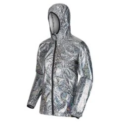 Regatta Veste Imperméable TURLA Femme (Gris Argenté) 9 Regatta Veste Imperméable TURLA Femme (Gris Argenté) -Regatta Soldes Boutique veste impermeable turla femme gris argente 2