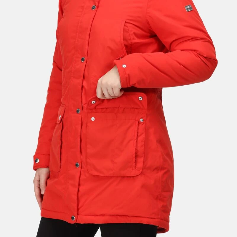 Regatta Veste Imperméable VOLTERA Femme (Rouge Vif) 5 Regatta Veste Imperméable VOLTERA Femme (Rouge Vif) – Image 3