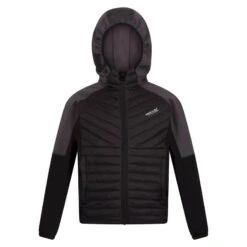 Regatta Veste KIELDER HYBRID Enfant (Noir / Gris Foncé)