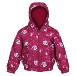 Regatta Veste Matelassée MUDDY PUDDLE Enfant (Framboise Foncé) -Regatta Soldes Boutique veste matelassee muddy puddle enfant framboise fonce 2
