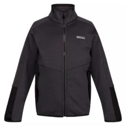 Regatta Veste Polaire HIGHTON Enfant (Gris Foncé / Noir)